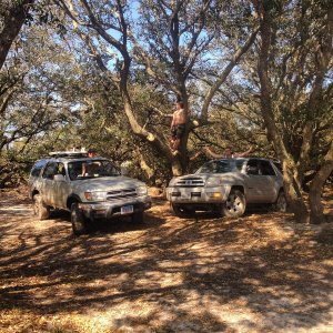 Taken while my bud and i were exploring some trails we found in Corolla. Need to get back down there once we get our lifts and tires, such a good time