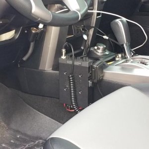 New Uniden CB Radio (PA speaker is installed behind the grill as well)