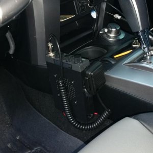 New Uniden CB Radio (PA speaker is installed behind the grill as well)
