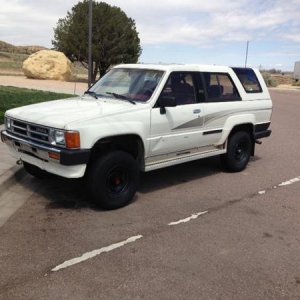 Rest stop on the drive back from getting it in CO.