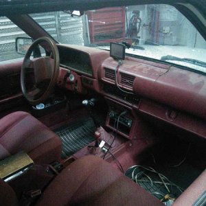 Red interior