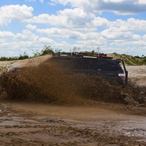 A little splashing and a little sludging