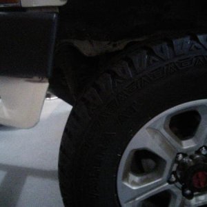 Plenty of clearance at the front bumper