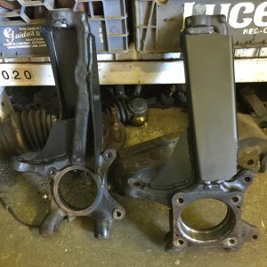 Total Chaos weld on spindle gussets installed
