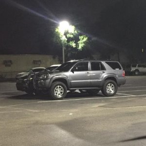 She looks just sexy in the dark. Her little black dress.