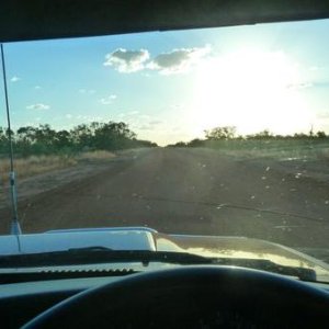 Wide dirt roads to Lawn Hill