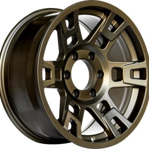 FN Wheels ƒ(x) Pro - Matte Bronze
Diameter: 17"
Width: 8"
Offset: 0mm
Backspacing: 4.5"
Load rating: 955KG (2,100lbs+)
Weight: 24lbs (approximate) (vs