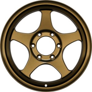 FN Wheels Five Star - Matte Bronze
Diameter: 17"
Width: 8.5"
Offset: -6mm
Backspacing: 4.5"
Load rating: 955KG (2,100lbs+)
Weight: 22lbs (approximate)
