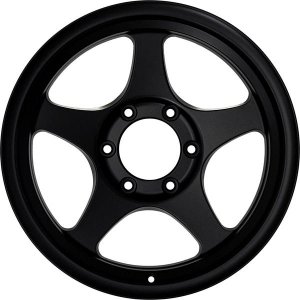 FN Wheels Five Star - Matte Black
Diameter: 17"
Width: 8.5"
Offset: -6mm
Backspacing: 4.5"
Load rating: 955KG (2,100lbs+)
Weight: 22lbs (approximate)
