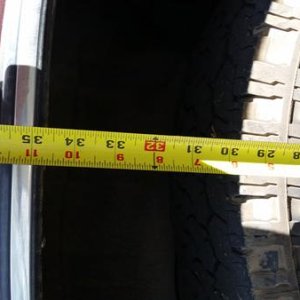 Driver's Rear before suspension
