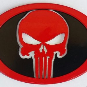 Punisher Grille Emblem (No backlighting at ambient lighting)