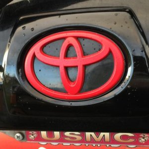 Rear Toyota Emblem