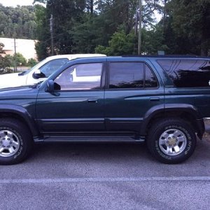 Son's '96 w/ new '99 springs and Bilstein 4600's.  190K miles