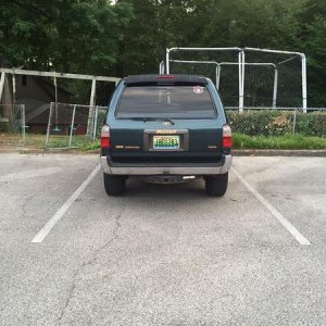 left lean after new '99 coils and Bilstein 4600's.  About 1/2"