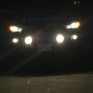 Fog lights installed.
