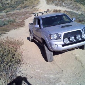 Looking for a god spot to go downhillin.
