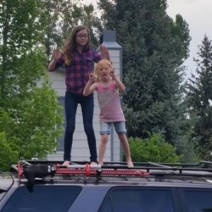 Da Girls testing out the new Gobi.