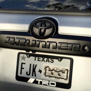 Added Blackout Kit


2014 2015 Toyota 4 Runner Emblem Matte Black Out Badge Kit 11 Piece Kit | eBay

*Note: I got mine via eBay when they were still $