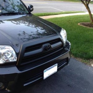 Dipped the front grille.