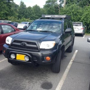 Back to black grille