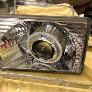 Custom fabrication projector head lights