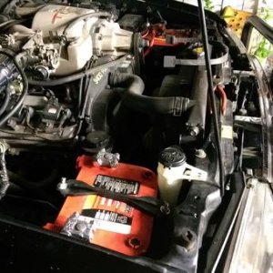 Installed second red top battery