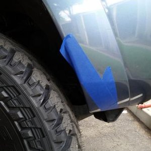 chopping the front fender