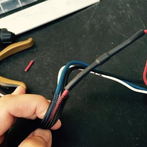 Heat shrink added