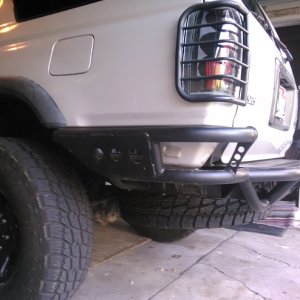 new back bumper and tail lights