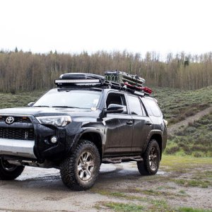 Our rig in The Bridger-Teton National Forest