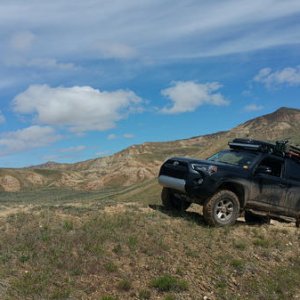 Searching the canyons outside of Cody, Wy looking for wild mustangs