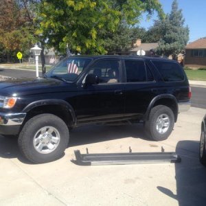 First Work done and the most necessary for all 4runner owners... Running board removal