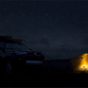 A shot from a nightlapse we took in the badlands