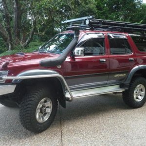 New shoes - Hankook Dynapro MT's. Just as quiet as my Toyos, but noticeably lighter when I lifted the spare on.