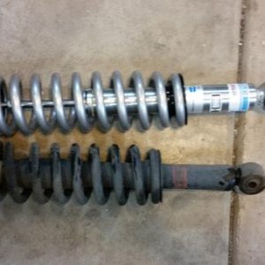 5100's with Eibach coils vs stock.
