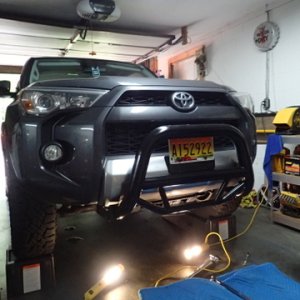 Plastic ramps work fine