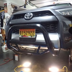 Plastic ramps rated at 8k lbs, no worries