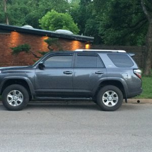 post Supreme Suspension 2.5" spacer leveling kit and diff drop