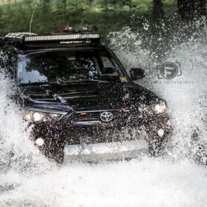 Splash Time - River Crossing near Sea Falls in North Georgia