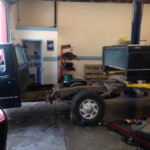 2 tanks, both diesel, both needing new sender seals...pull the bed. Ford. Ugh.