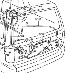 Rear hatch diagram.