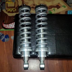 Front coilovers assembled