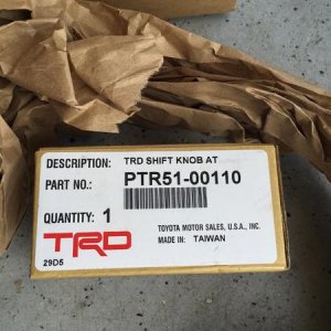 TRD Shift Knob