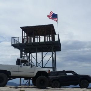 Bald mountain watchtower