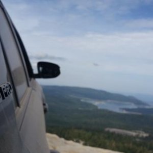 Over looking shaver lake, ca