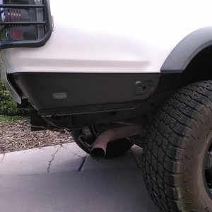 plasty dip bumper area behind tube bumper