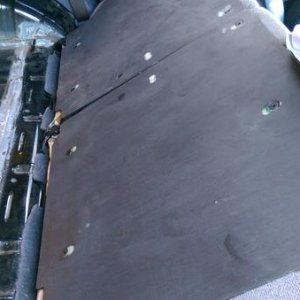 Panels for bed liner project. Decided to replace the plastic tabs with some hex head cap screws. They're definitely more solid with the new hardware.