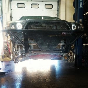 A friend of mine and I were curious as to what my T4R would look like with a tube bumper so we built one from scratch. Later on I got with another fri