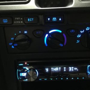 Blue LED Center