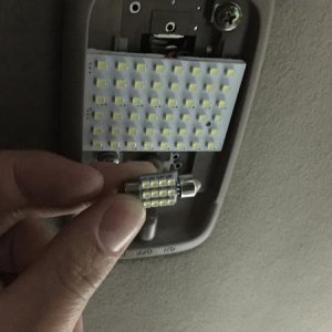 LED Dome and Map Lights panel vs other